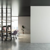 Modernes getrenntes Büro