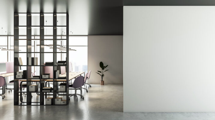 Modernes getrenntes Büro