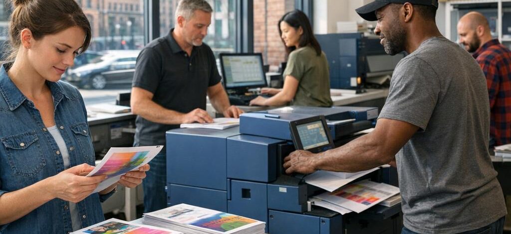 Wenn jede Minute zählt: Wie lokale Druckereien bei Aufträgen richtig Gas geben