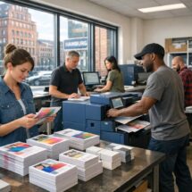 Wenn jede Minute zählt: Wie lokale Druckereien bei Aufträgen richtig Gas geben